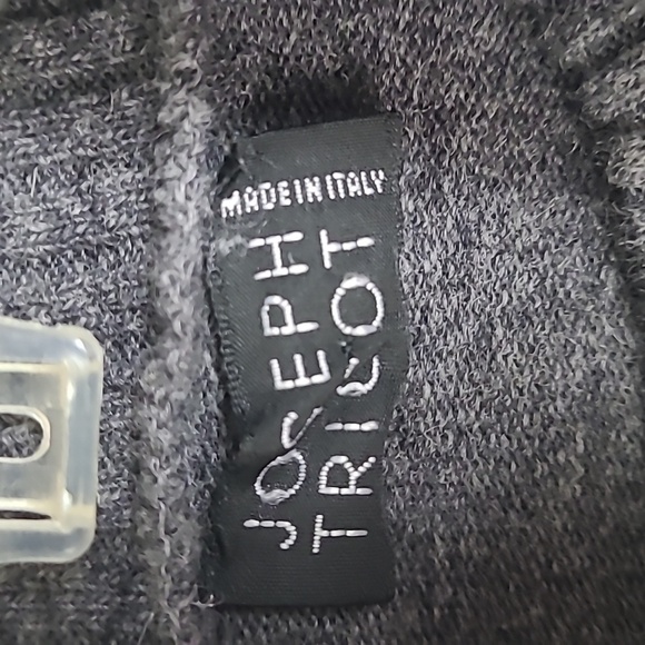 Joseph  Tricot Charcoal Long Sleeve Wool Dress Size M - Picture 4 of 9